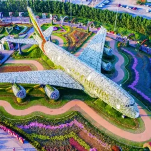 Miracle Garden Emirates Plane