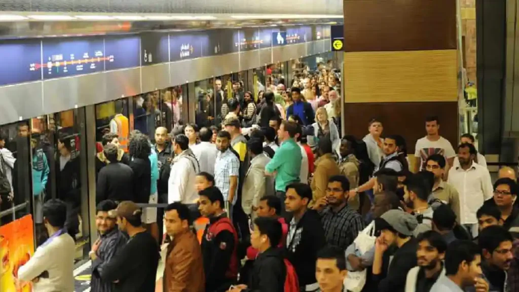 Dubai New Years - Dubai Metro