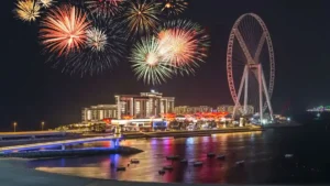 Dubai New Years - JBR Fireworks